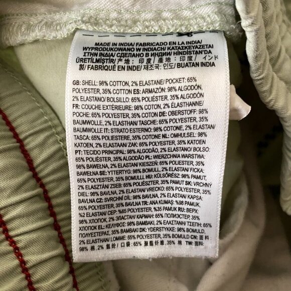 Vans Range Elastic Shorts Mens Small (30) Mint Green Drawstring Relaxed Fit - Picture 10 of 11